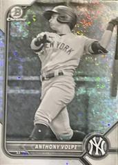 Anthony Volpe [Black & White Mini Diamond Refractor] #BCP-182 Baseball Cards 2022 Bowman Chrome Prospects Prices