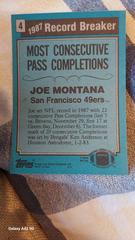 Back  | Joe Montana Football Cards 1988 Topps