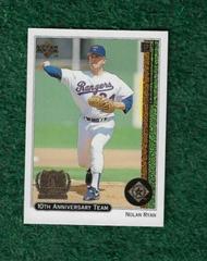 Nolan Ryan Baseball Cards 1999 Upper Deck 10th Anniversary Team Prices