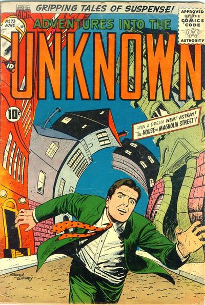 Adventures into the Unknown #73 (1956) Comic Books Adventures into the Unknown