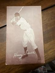 Henry Sauer [Green Tint] #7 Baseball Cards 1953 Canadian Exhibits Prices