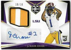 Ja'Marr Chase [Patch Autograph Gold Spotlight] #149 Football Cards 2021 Panini Limited Prices
