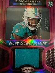 De'Von Achane [Pink] #NGJM-32 Football Cards 2023 Panini Certified New Generation Jerseys Mirror Prices