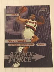 Steve Smith #19A Basketball Cards 1999 Fleer Force Attack Force Prices
