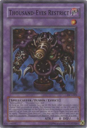 Thousand-Eyes Restrict DL1-001 YuGiOh Duelist League Series 1