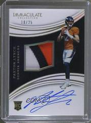Paxton Lynch [Patch Autograph Gold] Football Cards 2016 Panini Immaculate Prices