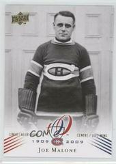Joe Malone Hockey Cards 2008 Upper Deck Montreal Canadiens Centennial Prices