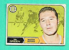 Ted Green #4 Hockey Cards 1968 O-Pee-Chee Prices