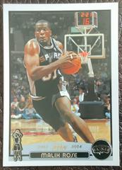 Malik Rose #110 Basketball Cards 2003 Topps Prices