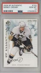 Sidney Crosby #152 Hockey Cards 2009 SP Authentic Prices