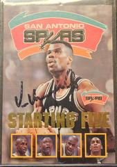 San Antonio Spurs, Robinson, Johnson, Wilkins, Maxwell, Smith #24 Basketball Cards 1996 Hoops Starting Five Prices