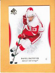 Pavel Datsyuk Hockey Cards 2007 SP Authentic Prices