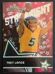 Trey Lance [Red] Football Cards 2021 Wild Card Alumination Starbright Prices