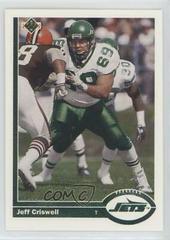 Jeff Criswell Football Cards 1991 Upper Deck Prices