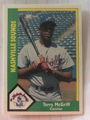 Terry McGriff Baseball Cards 1990 CMC Nashville Sounds Prices