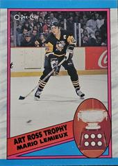 Mario Lemieux [Art Ross Trophy] #319 Hockey Cards 1989 O-Pee-Chee Prices