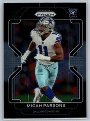 Micah Parsons Football Cards 2021 Panini Chronicles Prizm Black Prices