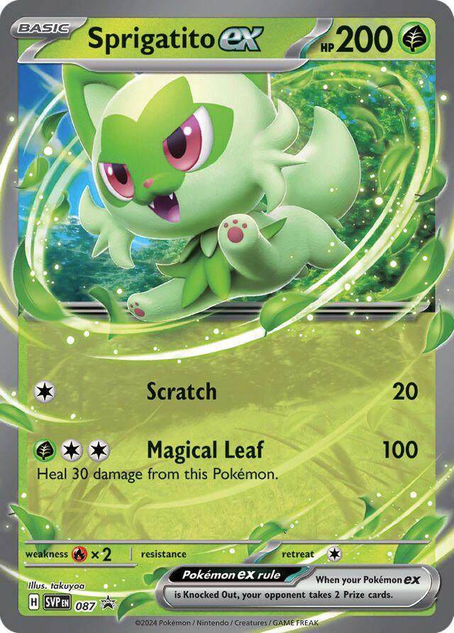 Sprigatito Ex #87 Pokemon Promo