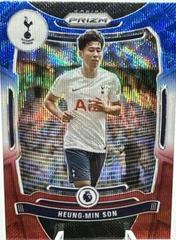Heung Min Son [Red, White, Blue Prizm] #163 Soccer Cards 2021 Panini Prizm Premier League Prices