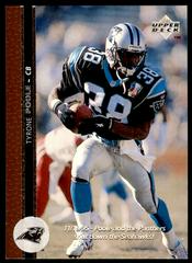 Tyrone Poole #245 Football Cards 1996 Upper Deck Prices