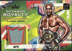 Kamaru Usman #OR-KMU Ufc Cards 2022 Panini Donruss UFC Octagon Royalty Prices