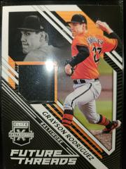 Grayson Rodriguez #FT-GR Baseball Cards 2021 Panini Elite Extra Edition Future Threads Prices