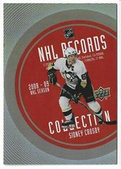 Sidney Crosby [Gold] Hockey Cards 2021 Upper Deck Record Collections Prices