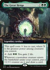 The Great Henge [Extended Art Foil] Magic Throne of Eldraine Prices
