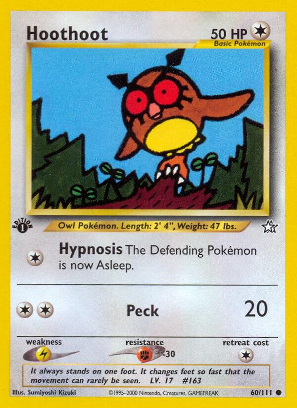 Hoothoot [1st Edition] #60 Pokemon Neo Genesis