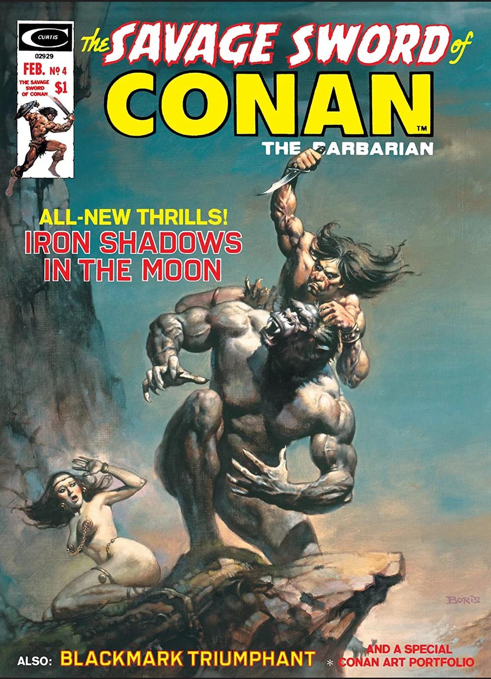 Savage Sword of Conan The Barbarian #4 (1975) Comic Books Savage Sword of Conan the Barbarian