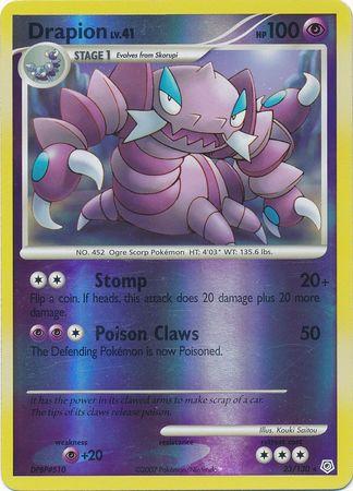 Drapion [Reverse Holo] #23 Pokemon Diamond & Pearl