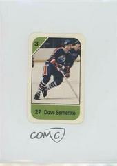 Dave Semenko Hockey Cards 1982 Post Cereal Prices