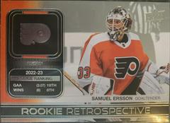 Samuel Ersson Hockey Cards 2023 Upper Deck Rookie Retrospective Prices