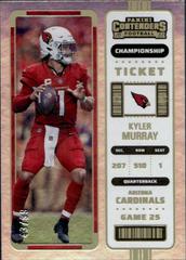 Kyler Murray [Championship] #1 Football Cards 2022 Panini Contenders Prices