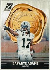 Davante Adams #18 Football Cards 2023 Panini Zenith Zeal of Approval Prices