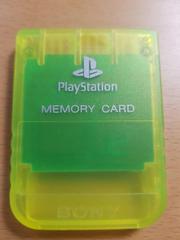 PS1 Memory Card [Clear Lime] PAL Playstation Prices