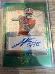 Justyn Ross [Green] #YE-JRO Football Cards 2022 Panini Select Draft Picks Youth Explosion Signatures Prices