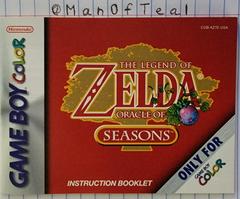 Manual  | Zelda Oracle of Seasons GameBoy Color