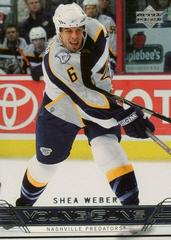 Shea Weber #222 Hockey Cards 2006 Upper Deck Prices