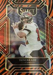 Tom Brady [Tiger] #201 Football Cards 2021 Panini Select Prices