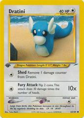 Dratini [1st Edition] #63 Prices | Pokemon Neo Destiny | Pokemon Cards