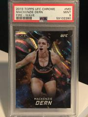Mackenzie Dern [Wave] #UFCF-MD Ufc Cards 2019 Topps UFC Chrome Fire Prices