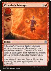 Chandra's Triumph [Foil] Magic War of the Spark Prices
