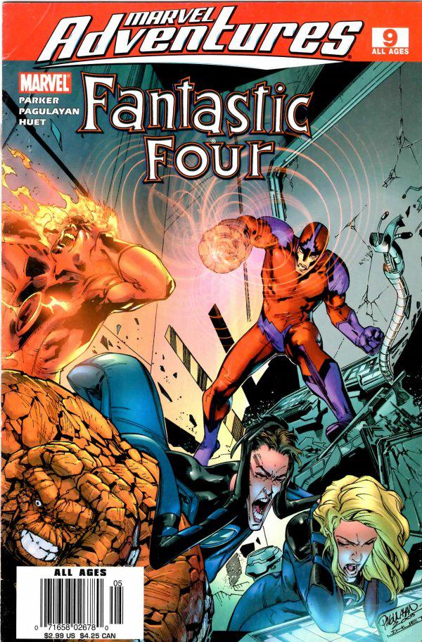 Marvel Adventures: Fantastic Four [Newsstand] #9 (2006) Comic Books Marvel Adventures Fantastic Four