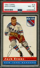 Jack Evans Hockey Cards 1954 Topps Prices