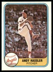 Andy Hassler #290 Baseball Cards 1981 Fleer Prices