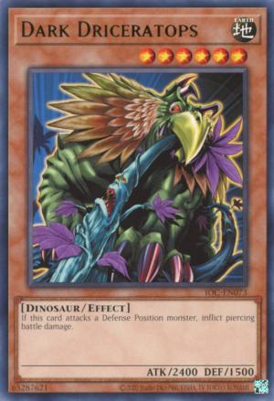 Dark Driceratops IOC-EN073 YuGiOh Invasion of Chaos: 25th Anniversary