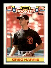 Greg Harris [Foil Test] Baseball Cards 1990 Topps Glossy Rookies Prices