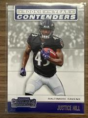 Justice Hill #RYA-JH Football Cards 2019 Panini Contenders Rookie of the Year Contenders Prices