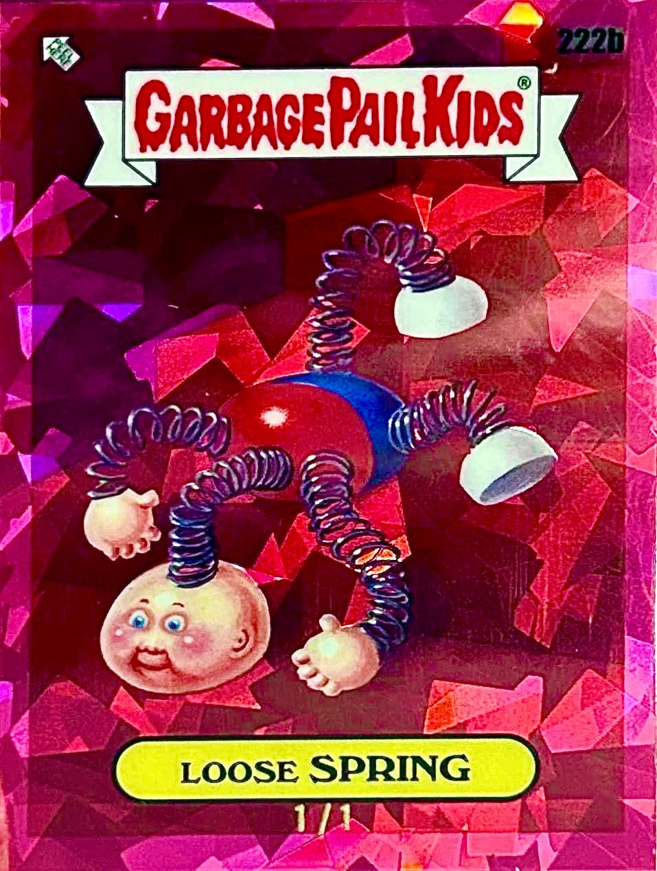 Loose SPRING [Padparadscha] #222b Garbage Pail Kids 2023 Sapphire